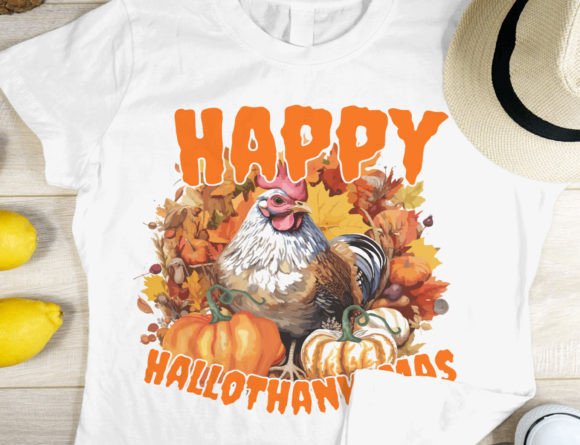 Chicken Halloween PNG Graphics for T-Shirt Designs