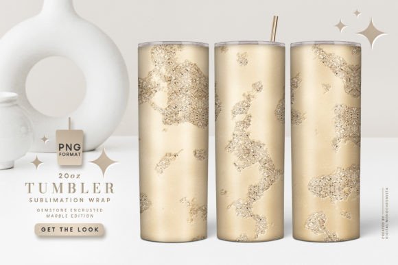 Gold Encrusted Marble Tumbler Wrap: A Designer’s Review