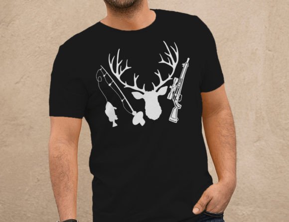 Hunting & Fishing SVG Graphics for T-Shirt Designs