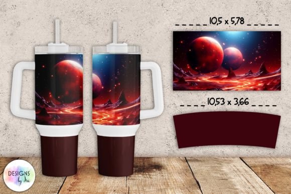 Magical Planets Tumbler Wraps & Graphics
