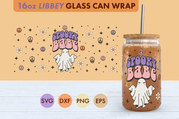 Spooky Babe SVG Graphics for Crafts & 16oz Glass Cups