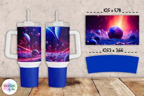 Stellar Universe Tumbler Wrap Print: Graphics & Tumbler Wraps