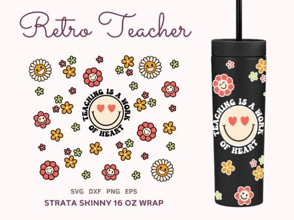Teacher Strata 16oz Wrap SVG: Graphics & Illustrations Review