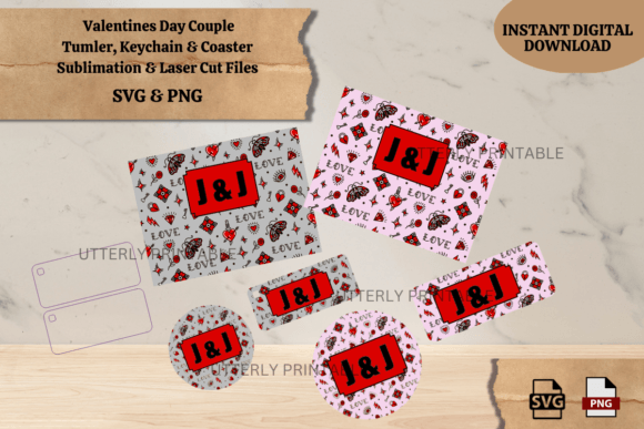 Valentines Sublimation Laser Set 001