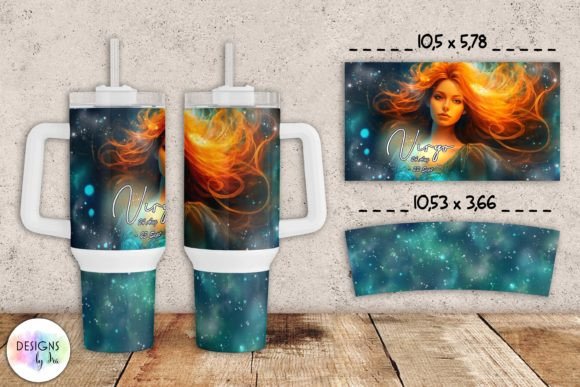 Virgo Zodiac Tumbler Wrap 40 Oz Graphics